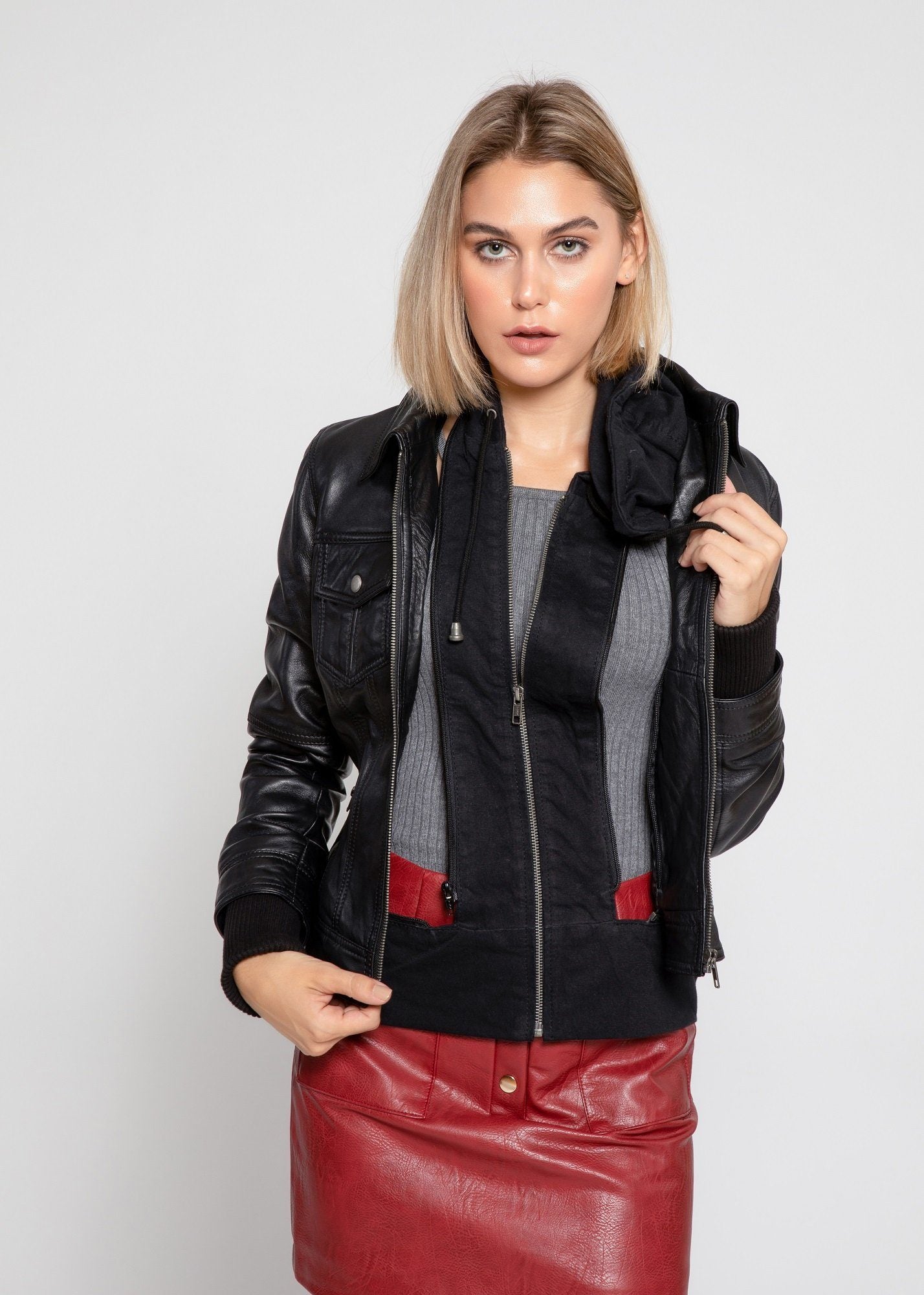 Annalise Womens Leather Jacket