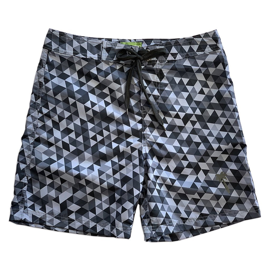 Sustainable Surf Geometric Gray 17" Boardshorts