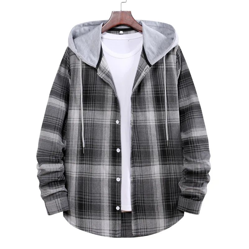 Fashion New Designs Work Shirt Quality Shirt With Hood Mens