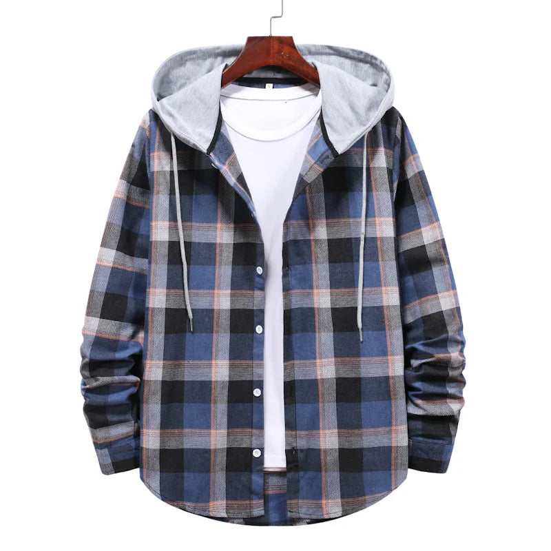 Fashion New Designs Work Shirt Quality Shirt With Hood Mens