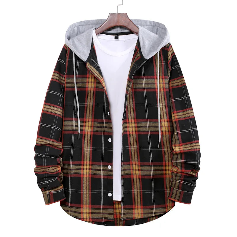 Fashion New Designs Work Shirt Quality Shirt With Hood Mens