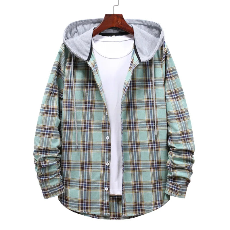 Fashion New Designs Work Shirt Quality Shirt With Hood Mens